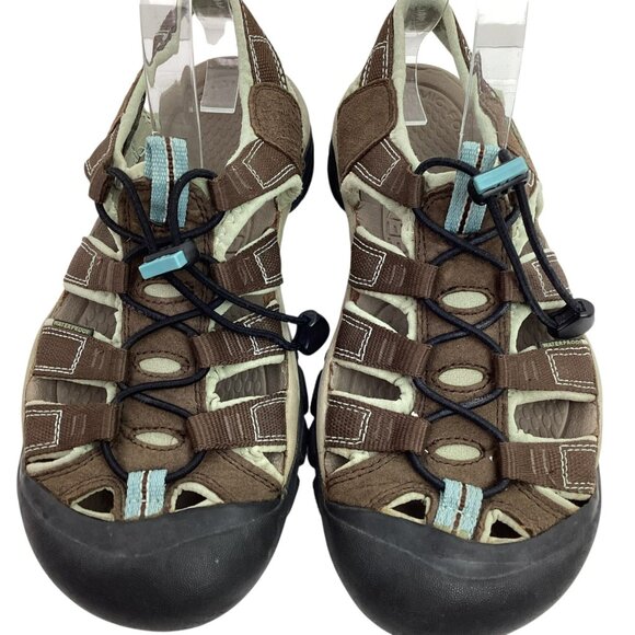 Keen Womens Brown/Blue Water Hiking Sandals Size 9 - Picture 8 of 8
